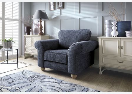 Ingrid Armchair | Dark Blue
