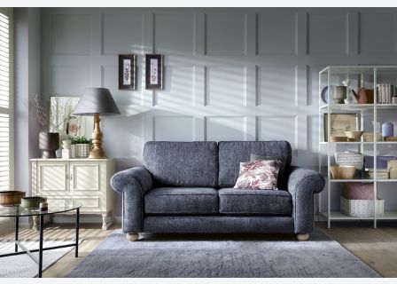 Ingrid 2 Seater Sofa | Dark Blue