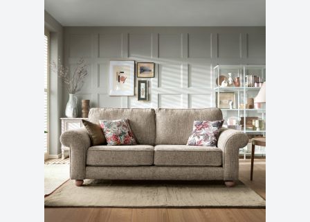 Ingrid 3 Seater Sofa | Taupe