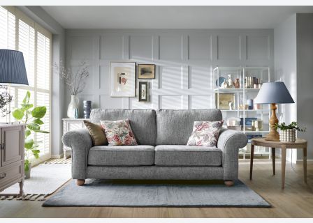 Ingrid 3 Seater Sofa | Steel Grey
