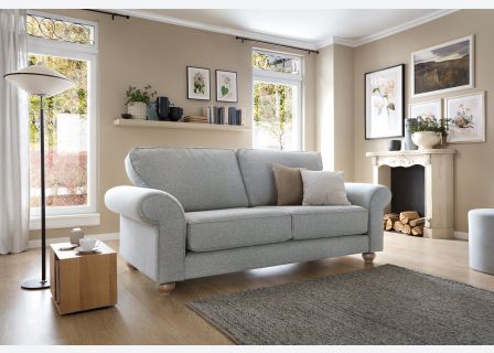 Ingrid 3 Seater Sofa | Light Grey