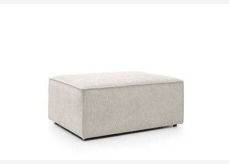 Doris Cord Chenille Footstool 