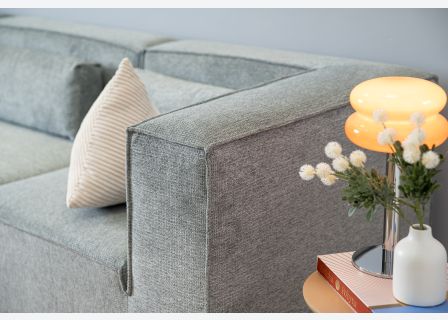 Doris Basket Weave 4 Seater Sofa