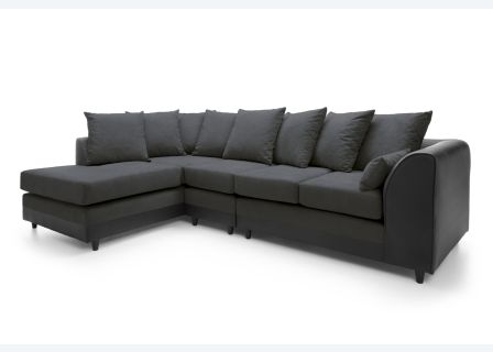 DYLAN PLUS LARGE CHENILLE CORNER SOFA