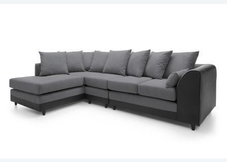 DYLAN PLUS LARGE CHENILLE CORNER SOFA