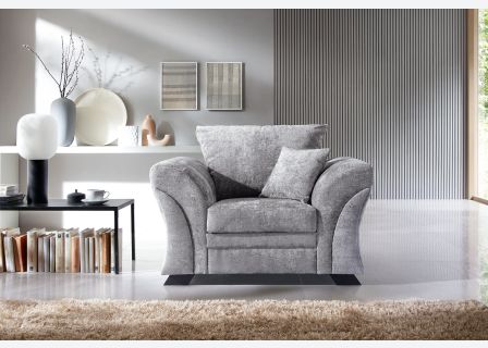 FARROW CRUSHED CHENILLE ARMCHAIR