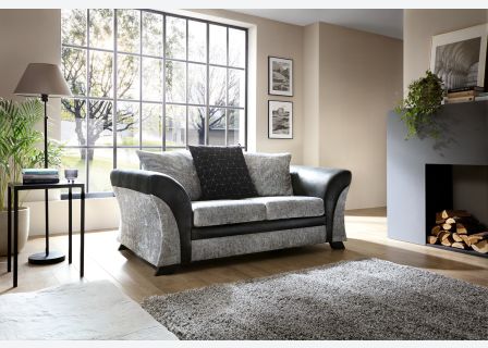 FARROW CRUSHED CHENILLE 2 SEATER SOFA