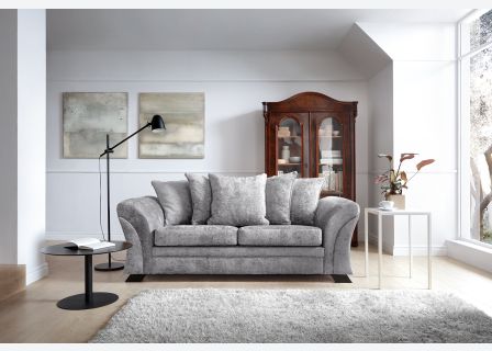 FARROW CRUSHED CHENILLE 3 SEATER SOFA
