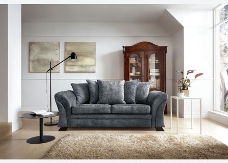FARROW CRUSHED CHENILLE 3 SEATER SOFA