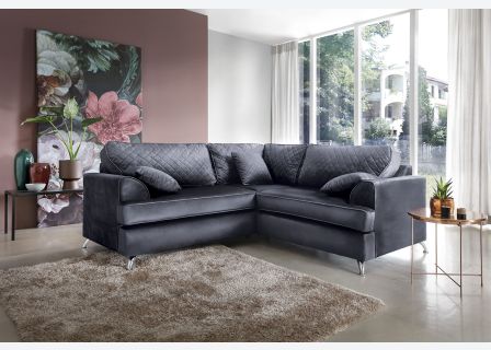Ferguson Velvet Corner Sofa