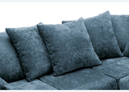 Harriet Crushed Chenille U-Shape Sofa