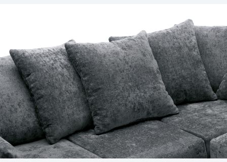 Harriet Crushed Chenille U-Shape Sofa