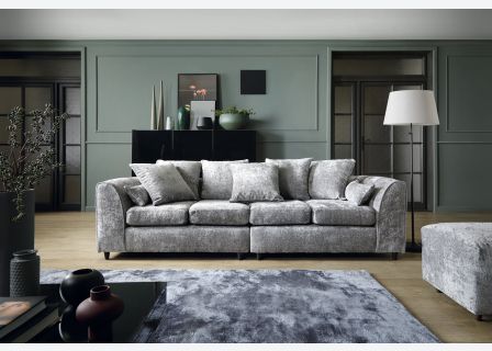 Harriet Crushed Chenille 4 Seater