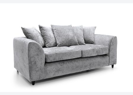 Harriet Crushed Chenille 3 Seater
