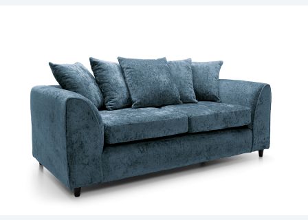 Harriet Crushed Chenille 3 Seater