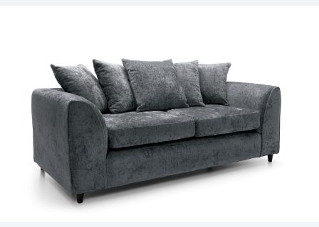 Harriet Crushed Chenille 3 Seater