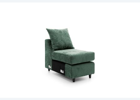 Harriet Crushed Chenille Extension Unit