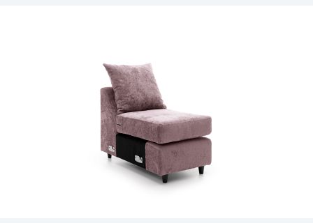 Harriet Crushed Chenille Extension Unit
