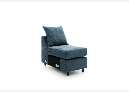 Harriet Crushed Chenille Extension Unit