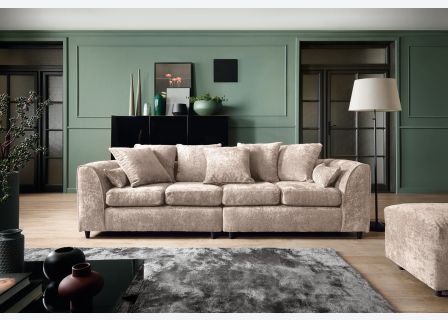 Harriet Crushed Chenille 4 Seater