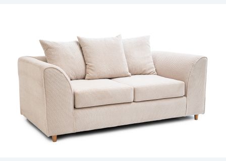 Jumbo Cord 2 Seater Sofa Grid-Textured