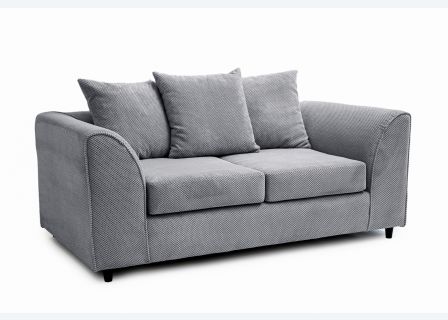 Jumbo Cord 2 Seater Sofa Grid-Textured