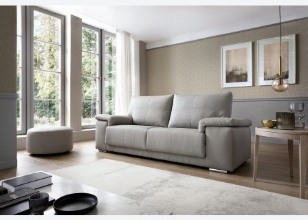 Texas 3 Seater Leather Sofa