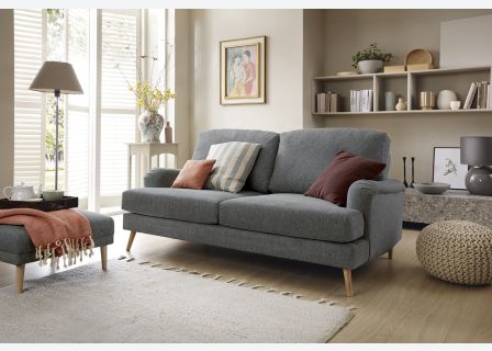 Harper Chenille 3 Seater Sofa