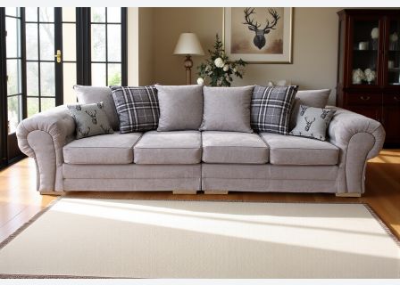 VERONA CHENILLE 4 SEATER SOFA