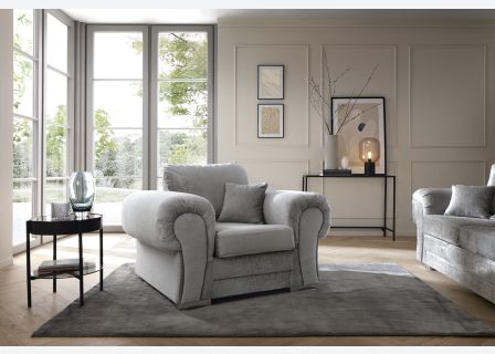 VERONA CRUSHED CHENILLE ARMCHAIR