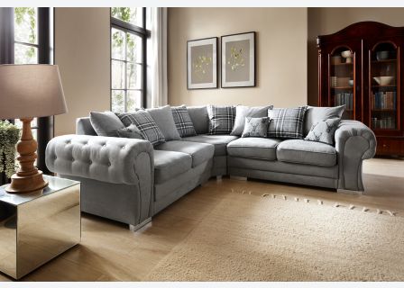 VERONA CHENILLE CORNER SOFA