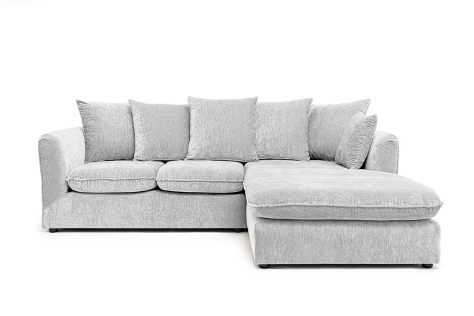 Lucas Water Repellent Velvet Chenille Corner Sofa