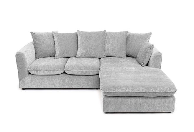 Lucas Water Repellent Velvet Chenille Corner Sofa