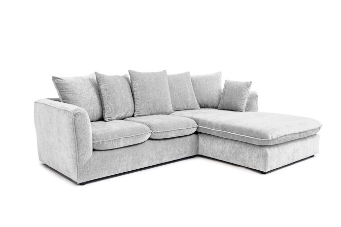 Lucas Water Repellent Velvet Chenille Corner Sofa