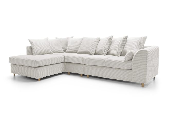 Jumbo Cord Large Corner Sofa