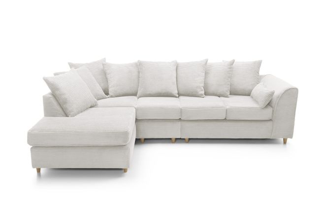 Jumbo Cord Large Corner Sofa