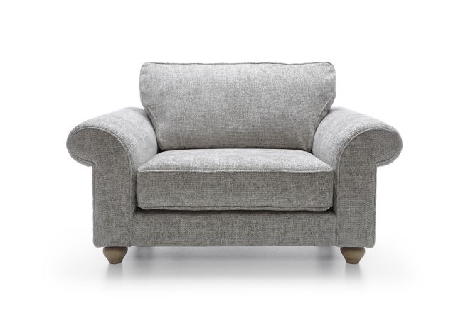 Ingrid Love Seat | Ash Grey