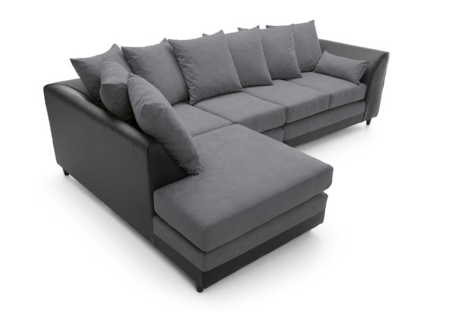 DYLAN PLUS LARGE CHENILLE CORNER SOFA