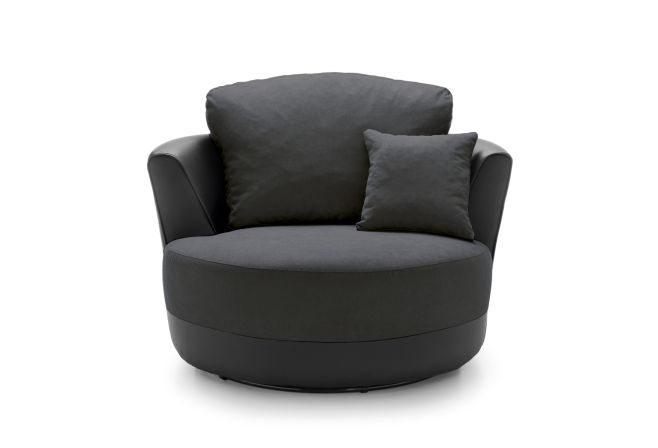 Dylan Chenille Swivel Chair
