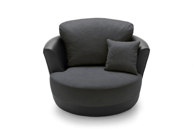 Dylan Chenille Swivel Chair