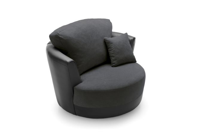 Dylan Chenille Swivel Chair