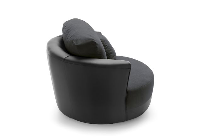 Dylan Chenille Swivel Chair