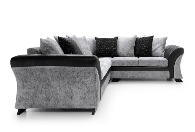 FARROW CRUSHED CHENILLE CORNER SOFA