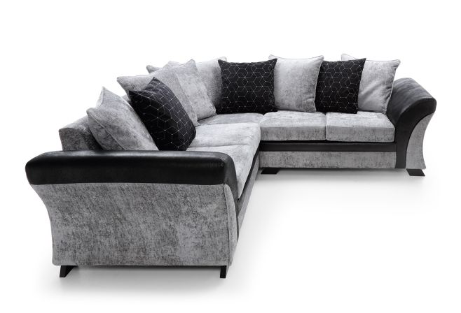 FARROW CRUSHED CHENILLE CORNER SOFA