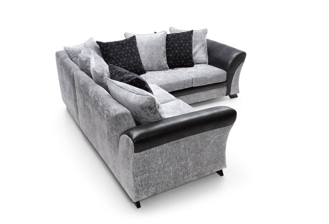 FARROW CRUSHED CHENILLE CORNER SOFA