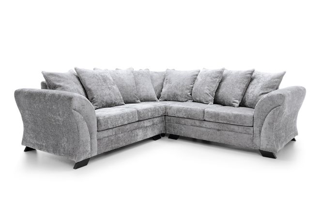FARROW CRUSHED CHENILLE CORNER SOFA