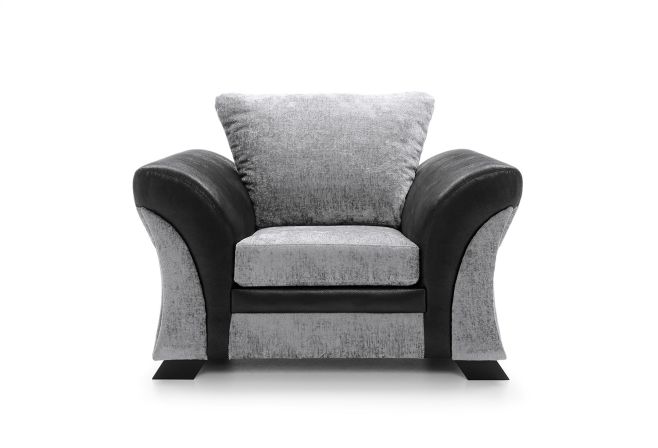 FARROW CRUSHED CHENILLE ARMCHAIR