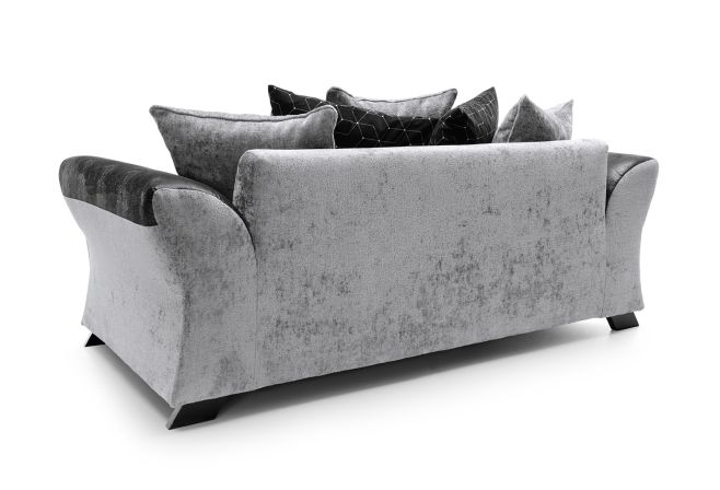 FARROW CRUSHED CHENILLE 3 SEATER SOFA
