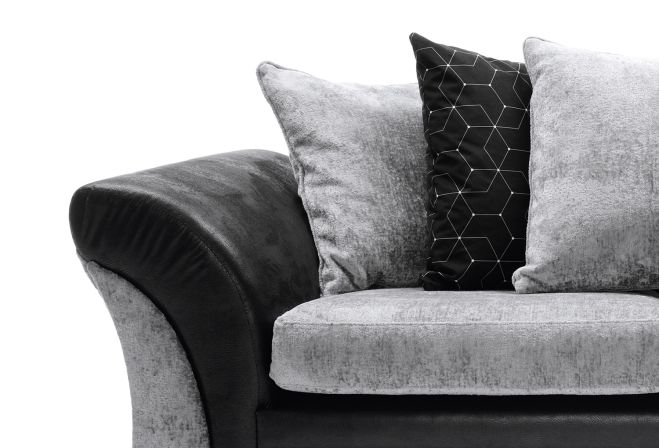 FARROW CRUSHED CHENILLE 3 SEATER SOFA