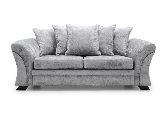 FARROW CRUSHED CHENILLE 3 SEATER SOFA